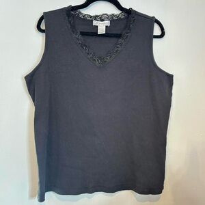 🖤🐾dressbarn black lace tank top